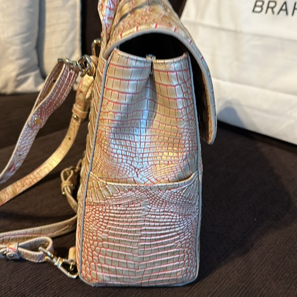 Like New Brahmin Liz backpack in Sunkiss 2024 - Picture 6 of 10